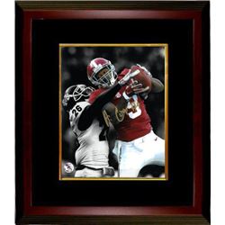 Amari Cooper Signed Alabama Crimson Tide 8X10 Photo Custom Framed #9 (Vertical Spotlight Vs Mississi