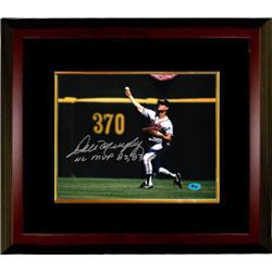 Dale Murphy Signed Atlanta Braves 8X10 Photo Custom Framed NL MVP 82, 83 (White Jersey Throwing)