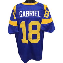 Roman Gabriel Los Angeles Rams Unsigned Blue TB Prostyle Jersey XL