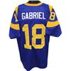 Image 1 : Roman Gabriel Los Angeles Rams Unsigned Blue TB Prostyle Jersey XL