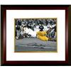 Image 1 : Theo Riddick Signed Notre Dame Fighting Irish 8X10 Spotlight Photo Custom Framed