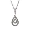 Image 1 : Sterling Silver-CZ Pendant