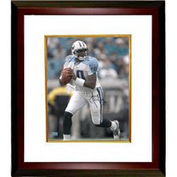 Vince Young Signed Tennessee Titans 16X20 Photo Custom Framed (Passing)