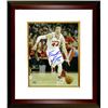 Image 1 : Frank Kaminsky Signed Wisconsin Badgers 8X10 Photo Custom Framed (White Jersey)