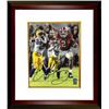 Image 1 : Derrick Henry Signed Alabama Crimson Tide 8X10 Photo Custom Framed #2 (Vertical Stiff Arm Vs LSU-Hei