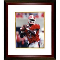 DJ Shockley Signed Georgia Bulldogs 8X10 Photo Custom Framed