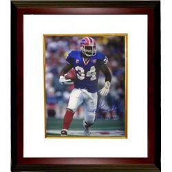 Thurman Thomas Signed Buffalo Bills 16X20 Photo Custom Framed 1991 MVP