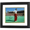 Image 1 : Tom Osborne Signed Nebraska Cornhuskers 8X10 Photo Custom Framed On Field (Bottom Sig) (3X National 