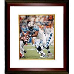 Brad Hopkins Signed Tennessee Titans 8X10 Photo Custom Framed- Steiner Hologram