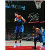 Image 1 : Frank Kaminsky Signed Charlotte Hornets Rebound Action 16X20 Photo