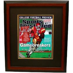 Reggie Bush Signed USC Trojans Sports Illustrated 16X20 Photo Custom Framed