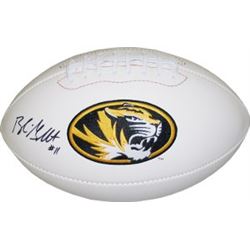 Blaine Gabbert Signed Missouri Tigers Logo Football
