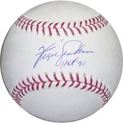 Fergie Jenkins Signed Official Major League Baseball HOF 91 (Chicago Cubs)