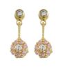 Image 1 : Gd-Pink Dangling Post Earring