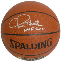 Chris Mullin Signed Indoor/Outdoor Basketball HOF 2011 (Golden State Warriors)