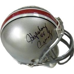 Hopalong Cassady Signed Ohio State Buckeyes Replica Mini Helmet 55 (Heisman)