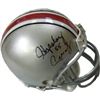 Image 1 : Hopalong Cassady Signed Ohio State Buckeyes Replica Mini Helmet 55 (Heisman)