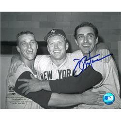 Joe Pepitone Signed New York Yankees 8X10 Photo (With Mantle & Maris)