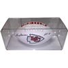 Image 1 : Football Crystal Clear Display Case Holder (15.5X7x6) With Clear Base