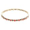 Image 1 : 50Mm GD Enamel Heart Bangle
