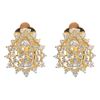 Image 2 : Sterling Silver CZ Clip Earrings