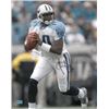 Image 1 : Vince Young Signed Tennessee Titans 16X20 Photo (Passing)