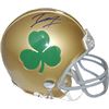 Image 1 : Tyler Eifert Signed Notre Dame Fighting Irish Green Shamrock Logo Mini Helmet