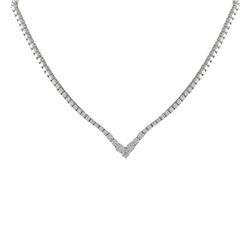 Sterling Silver Graduated CZ
