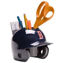 Boston Red Sox MLB Baseball Schutt Mini Batting Helmet Desk Caddy