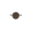 Image 1 : 8Mm Round Sterling Silver Champaign Ring