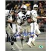 Image 1 : Lydell Mitchell Signed Baltimore Colts 8X10 Photo (White Jersey Run)