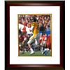 Image 1 : Geno Smith Signed West Virginia Mountaineers 8X10 Photo Custom Framed (Gold Jersey)- JSA Hologram