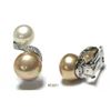 Image 1 : Sterling Silver Champ-White Pearl Ear
