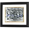 Image 1 : Gary Larsen Signed Minnesota Vikings 16X20 Vintage B&W Photo Custom Framed- 4 Signatures