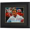 Image 1 : Barry Switzer Signed Oklahoma Sooners 16X20 Color Photo Custom Framed (Close Up)