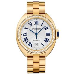 Cartier  Cle De 40Mm 18Kt Yellow Gold  Women Watch