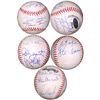 Image 1 : Rod Carew Signed 3000 Hit Club Official National League Baseball With 13 Signatures-Steiner Hologram