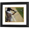 Image 1 : Frank Thomas Signed Chicago White Sox Color 16X20 Photo Batting Horizontal Custom Framed (Hall Of Fa