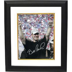 Bill Cowher Signed Pittsburgh Steelers SB XL 8X10 Photo Custom Framed (SB XL Champs)