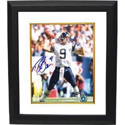 Drew Brees Signed San Diego Chargers 8X10 Photo Custom Framed (White Jersey Pass)