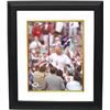 Image 1 : Don Shula Signed Miami Dolphins Carryoff 8X10 Photo Custom Framed 325 (Wins)- PSA Hologram