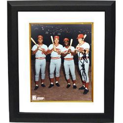 Pete Rose Signed Cincinnati Reds Big Red Machine 8X10 Photo Custom Framed- Tri-Star Hologram