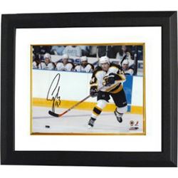 Sergei Samsonov Signed Boston Bruins 8X10 Photo Custom Framed