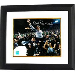 Bill Parcells Signed New York Giants 8X10 Photo Custom Framed (SB XXV Carry Off)