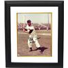 Image 1 : Monte Irvin Signed New York Giants 8X10 Photo Custom Framed HOF 73 (Batting Pose)