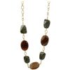 Image 1 : Semi-Precious Gemstones Chain Necklace