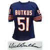 Image 1 : Dick Butkus Signed Navy Custom Football Jersey