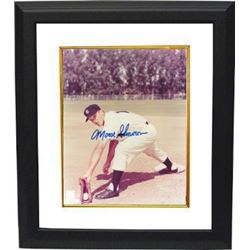 Bill "Moose" Skowron Signed New York Yankees 8X10 Photo Custom Framed (Deceased)