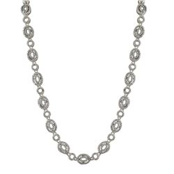 Sterling Silver Oval Link Necklace