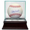 Image 1 : Stan Musial Signed Official Major League Baseball W/ Glass Case- MLB Hologram (Cardinals)